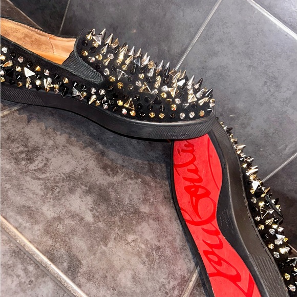 Louis Vuitton men’s studded loafers size 10 excellent condition - Picture 3 of 4